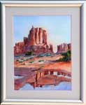 Courthouse Towers Miniature – 4 ½ x 3 ½, Arches National Park