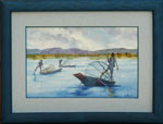 Inle Leg Rowers Miniature, Myranmar