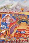 Unfurling the Giant Silk Thangka - Tibet