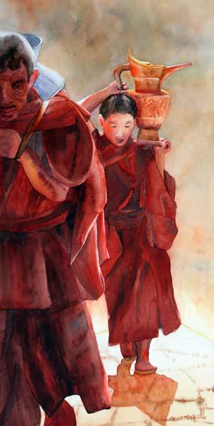 Tibet, Xigatse, Tashilumpo Monastery
